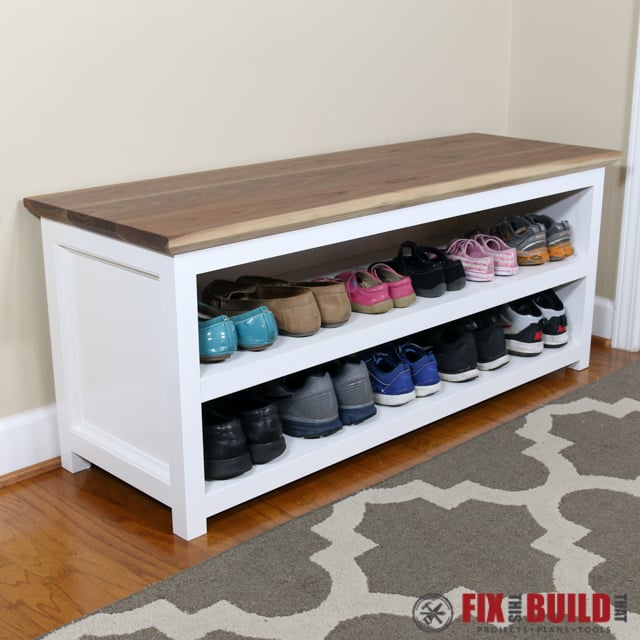 Entryway Shoe Bench Ana White